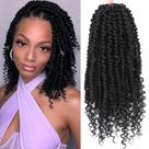 Passion Twist Crochet Hair BEFUNNY, 12 polegadas, 9 pacotes para mulheres