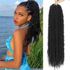 Passion Twist Crochet Hair BEFUNNY 18 cm, 6 pacotes para mulheres