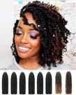 Passion Twist Crochet Hair Youngluchi, pré-torcido, 25 cm, 8 pacotes