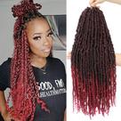 Passion Twist Hair BEFUNNY Pretwisted Red, 24 polegadas, pacotes com 6 unidades