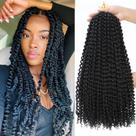 Passion Twist Hair Dansama Water Wave 22 polegadas, 7 pacotes