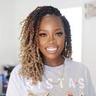 Passion Twist Hair ToyoTress Tiana 20 cm, 8 pacotes, Ombre