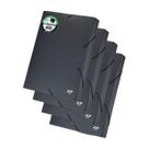 Pasta Aba Elastica Oficio 40mm Linha Black Com 4und ACP
