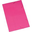 Pasta ABA Elástica Papel Ofício Rosa - Pacote com 20 Unidades