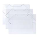 Pasta aba elastica plastica mini 10un cristal 245x180mm acp 1020.cr