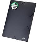 Pasta Aba Elastica Plastica Oficio 20mm Linha Black Pct c 10