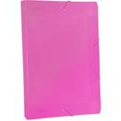 Pasta Aba Elastica Plastica Oficio 30Mm Rosa