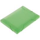Pasta ABA Elástica Plástica Ofício 30MM Verde SOFT Pacote com 10