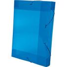 Pasta Aba Elastica Plastica Oficio 40Mm Azul Delloline