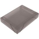 Pasta Aba Elastica Plastica Oficio 55Mm Fume Soft