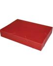 Pasta Aba Elástica Plastica Oficio 55mm Vermelho C/10 un. Pasta Aba Elástica Plastica Oficio 55mm Vermelho C/10 un.
