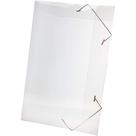 Pasta Aba Elastica Plastica Oficio Cristal Delloline