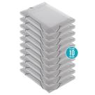 Pasta Aba Elástico 18mm Soft Cristal 335x235x18mm para Documentos e Escolar Kit com 10 Pastas Ofício Polibras