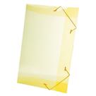 Pasta Aba Elástico Dello Line sem Lombo Amarela 33,5x23,5cm Pasta Aba Elástico Dello Line sem Lombo Amarela 33,5x23,5cm