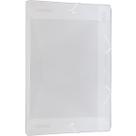 Pasta Aba Elástico Polipropileno 0,50mm Ofício Lombo 20mm Cristal