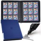Pasta Binder BOMIIPOR para Top Loaders 288 Cartas 9 Bolsos Azul Pasta Binder BOMIIPOR para Top Loaders 288 Cartas 9 Bolsos Azul