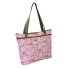 Pasta Bolsa Feminina Ls Bolsas Floral Rosa