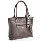 Pasta Bolsa Marcella Notebook 15.6 Tiracolo Feminina Croco Viccina Pasta Bolsa Marcella Notebook 15.6 Tiracolo Feminina Croco Viccina