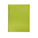 Pasta Catálogo A4 com 30 Folhas Clearbook Yes Verde Abacate Universitário Colegial para Arquivar Documentos