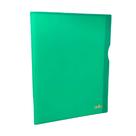 Pasta catalogo a4 verde c/ 30 plasticos