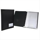 Pasta catálogo Acp A3 com visor com 50 plásticos preto