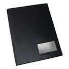 Pasta catálogo capa dura 100 envelopes preto Tn