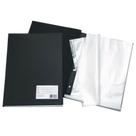 Pasta catálogo com visor 192 Preto 100 envelopes plástico - Dac