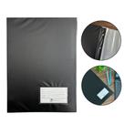 Pasta Catalogo Oficio A4 C/ 100 Envelopes Finos Visor Preta