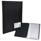 Pasta Catalogo Ofício Com 100 Envelopes Preto ACP