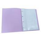 Pasta Catalogo Ofício Com 30 Envelopes Lilas Pastel ACP