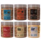 Pasta de Amendoim Gourmet 6x 200g Nutts Mais - Todos Sabores