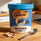 Pasta De Amendoim Leitinho Com Whey Protein 1kg Lançamento La Ganexa
