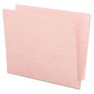 Pasta de arquivos Smead Shelf-Master End Tab tamanho carta rosa 100