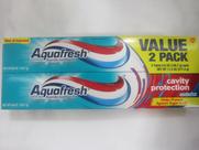 Pasta de dente Aquafresh Cavity Protection com flúor, 160 mL, pacote com 2 unidades