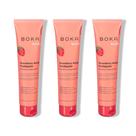 Pasta de dente Boka Nano Hydroxyapatite Strawberry Mango 120mL, pacote com 3 unidades