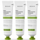 Pasta de dente Boka sem flúor Nano Hidroxiapatita 120 mL, pacote com 3 unidades