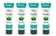 Pasta de dente Himalaya Botanique Kids Herbal Cool Mint 120 ml, pacote com 4 unidades