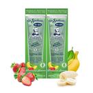 Pasta de Dente Natural com Banana e Morango - Certificada Dr. Sheffield