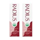 Pasta de Dente RADIUS USDA Orgânica Cravo Cardamomo - 90ml (2 Unidades)