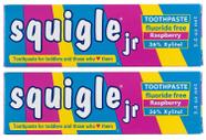 Pasta de Dente Squigle Jr. para Bebês e Crianças Pequenas - 2 Unidades de 100ml