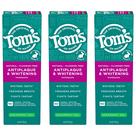 Pasta de Dente Tom's of Maine Antiplaca e Clareadora Vegana - 120ml (Pacote com 3)