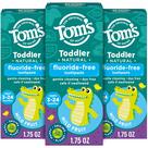 Pasta de dente Tom's of Maine Toddler Training Mild Fruit, pacote com 3 unidades
