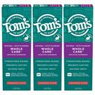 Pasta de Dente Tom's of Maine Whole Care com Flúor - Pacote com 3 Unidades (120ml cada)