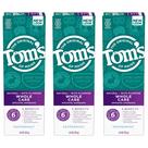 Pasta de Dente Tom's of Maine Whole Care com Flúor - Pacote com 3 Unidades (120ml cada)