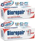 Pasta de dentes Biorepair Fast Sensitive Repair 75 mL (pacote com 2)