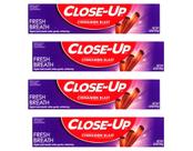 Pasta de dentes Close-Up Cinnamon Anticavity com flúor 177mL (x4)