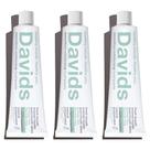 Pasta de Dentes Davids Hydroxi sem Flúor - com Nano Hidroxiapatita