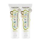 Pasta de dentes Jack N' Jill Natural para bebês e bebês 50mL x2 Pasta de dentes Jack N' Jill Natural para bebês e bebês 50mL x2