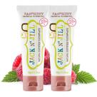 Pasta de dentes Jack N' Jill Natural para bebês e bebês Framboesa Pasta de dentes Jack N' Jill Natural para bebês e bebês Framboesa