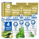 Pasta de Dentes Pearlie White Active Remineralização - Pacote com 4 Unidades (110g cada)